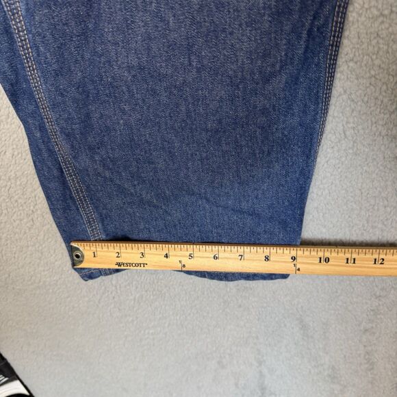 Carhartt FR Jeans Mens 36x30 Blue Utility Flame Resistant Dark Wash Original Fit - Picture 5 of 11